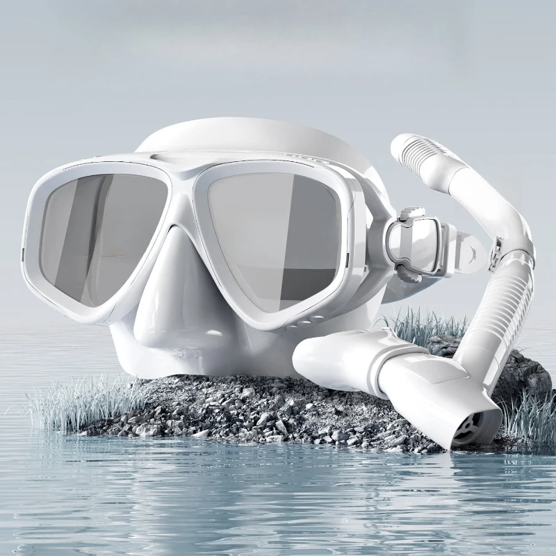 

Myopia diving mask snorkeling mask with degree full set of equipment underwater free breathing device