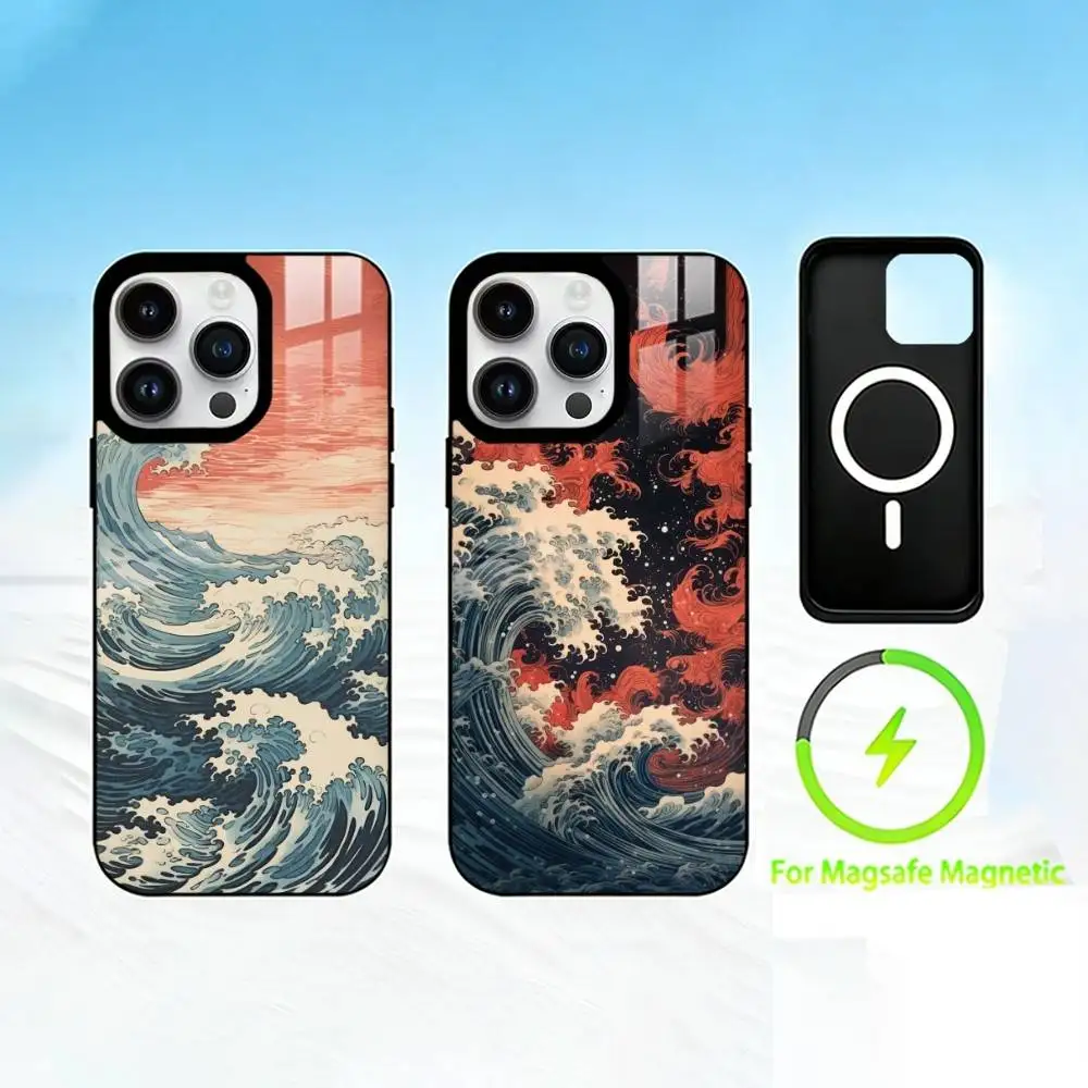 

C-Competitive horse racing equestrian Phone Case For iPhone 17 16 15 14 13 12 Pro Max Plus for Mirror Wireless Magnetic Cover