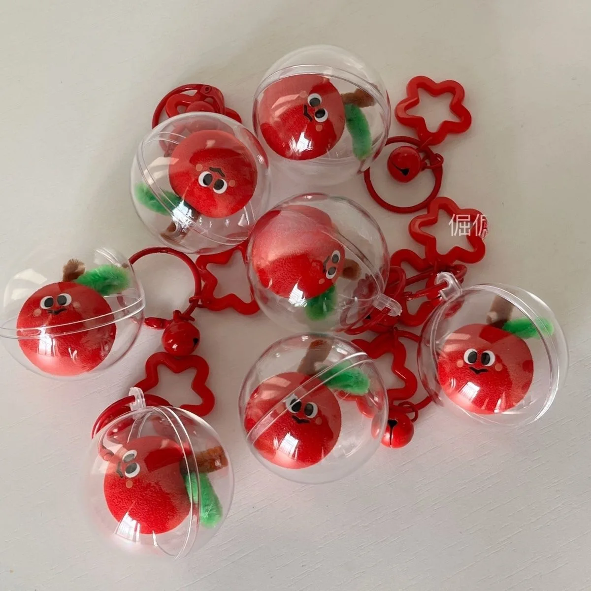 Mayday 5525 Cute Spherical Keychain Apple Fan Merchandise Bundle Mayday Keychain Case Accessories