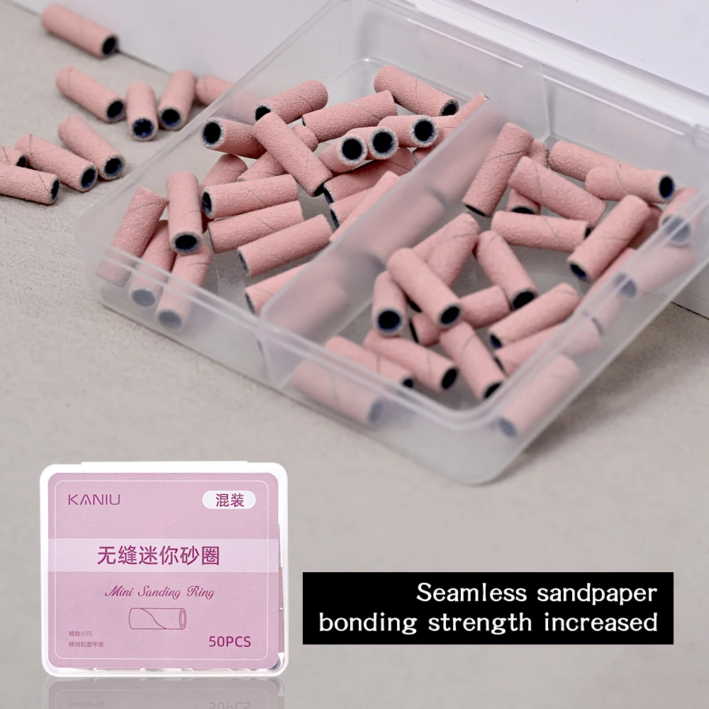 KANIU 50PCS 3.2MM Sanding Bands Kits Coarse Grit Fine Grit E