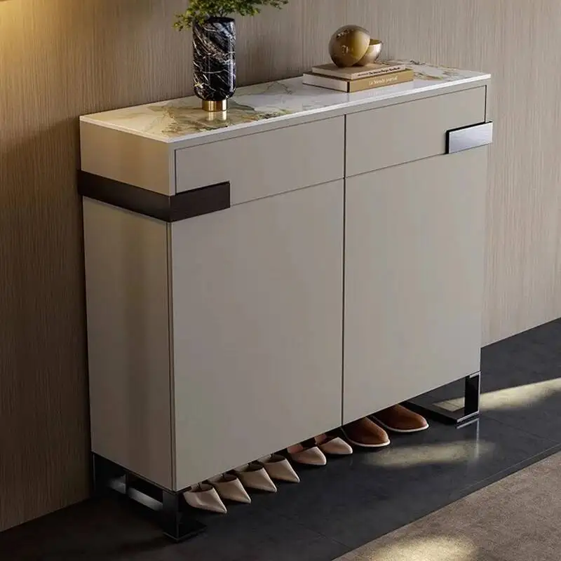 

Size Large Room Decor Shoe Cabinet Aesthetic Design Modern Luxury Chinese Shoe Shelf Organizer Zapatero Space Saving Furniture
