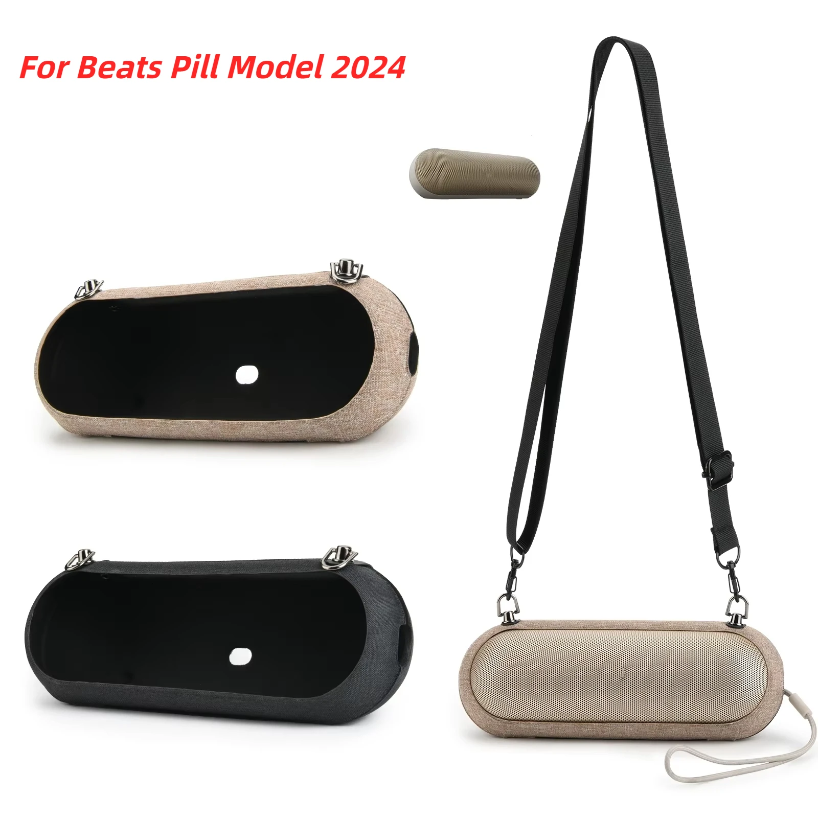 

Protective Storage Shoulder Bag For Beats Pill Model 2024 Speaker Carry Case with Shoulder Strap