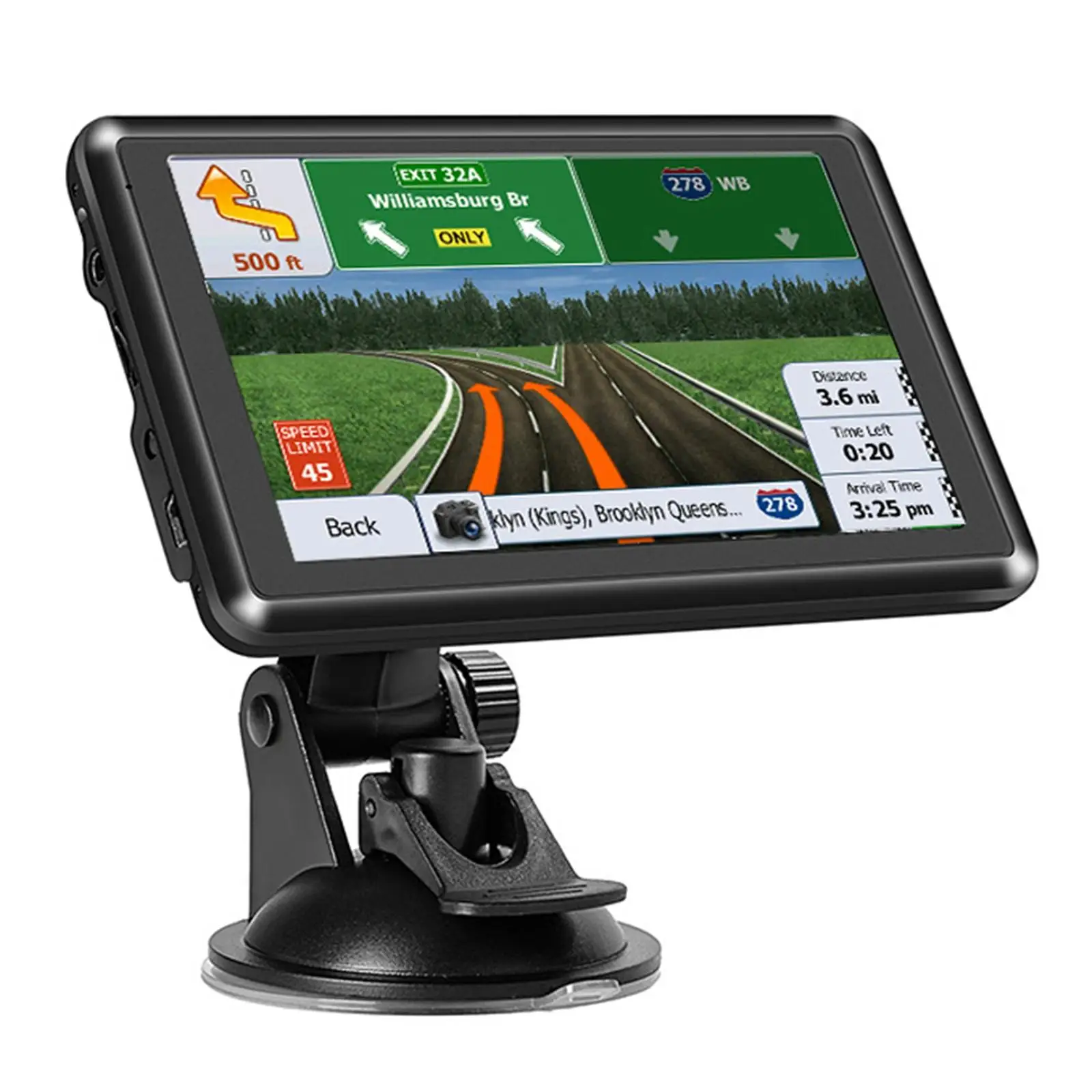 Multifunctional 5 inch Touchscreen 8G+128 M FM Car Navigation for Car,