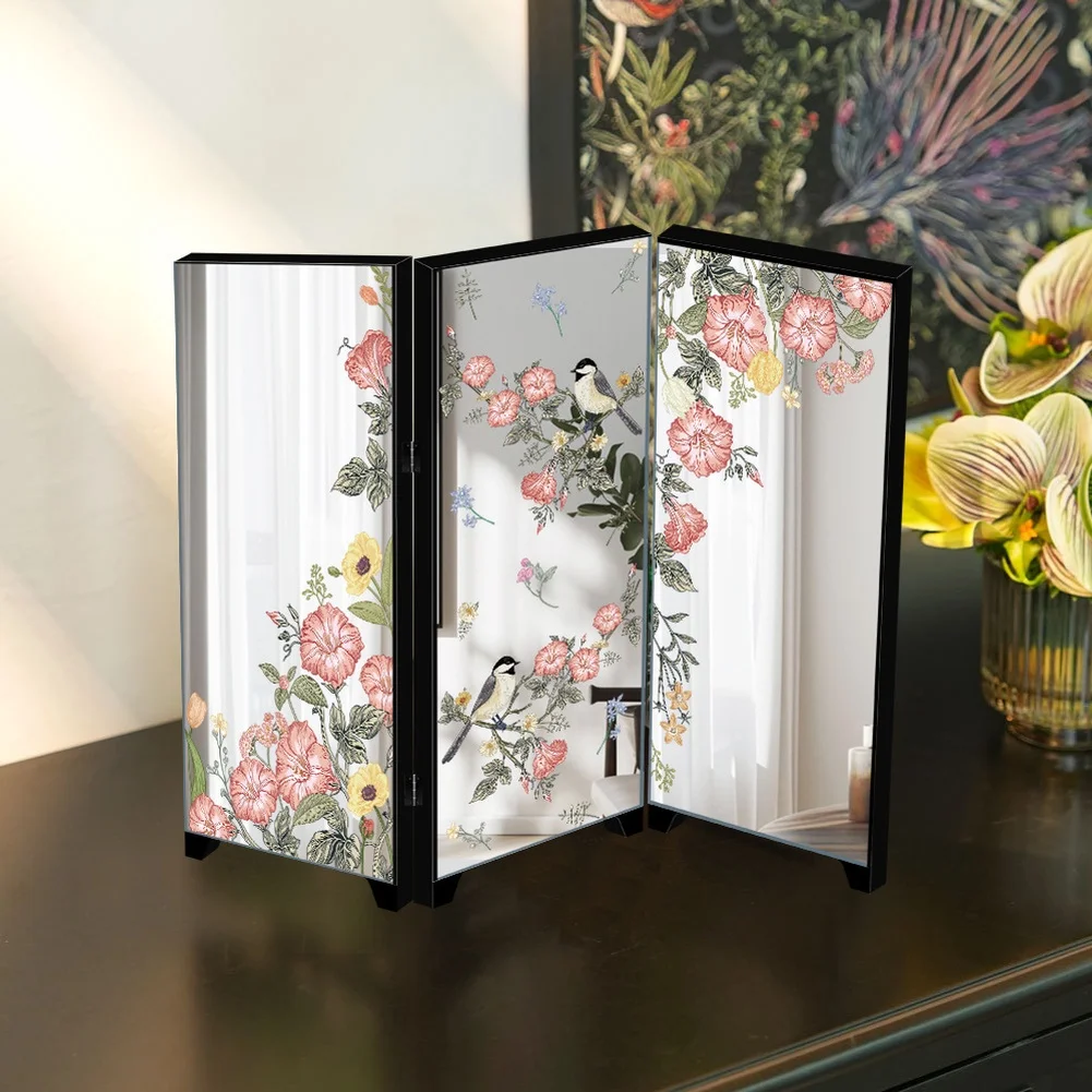 Desk Decoration Chinese Style for acrylic Material Collapsible Design Scratch Resistant Compact Storage Solution For Decor