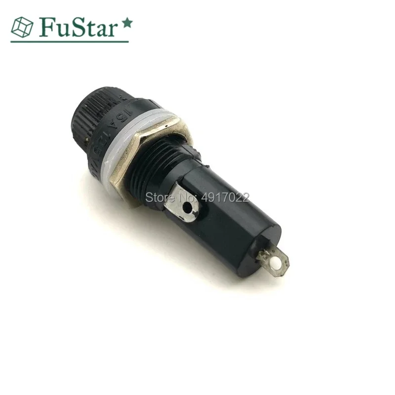 1pcs 5*20mm Glass Fuse Holders 6X30 Insurance Tube Socket fuse holder For 6*30 insurance Panel Mount Fuse Holder 5x20 mm 6x30mm