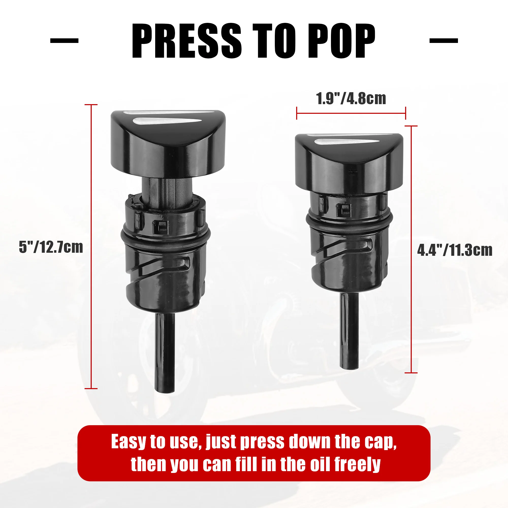 Motorcycle Accessories Oil Tank Dipstick Filler Cap Plug Oil Level Indicator for Harley Sportster XL883 XL883C 2004-2006 XL1200R