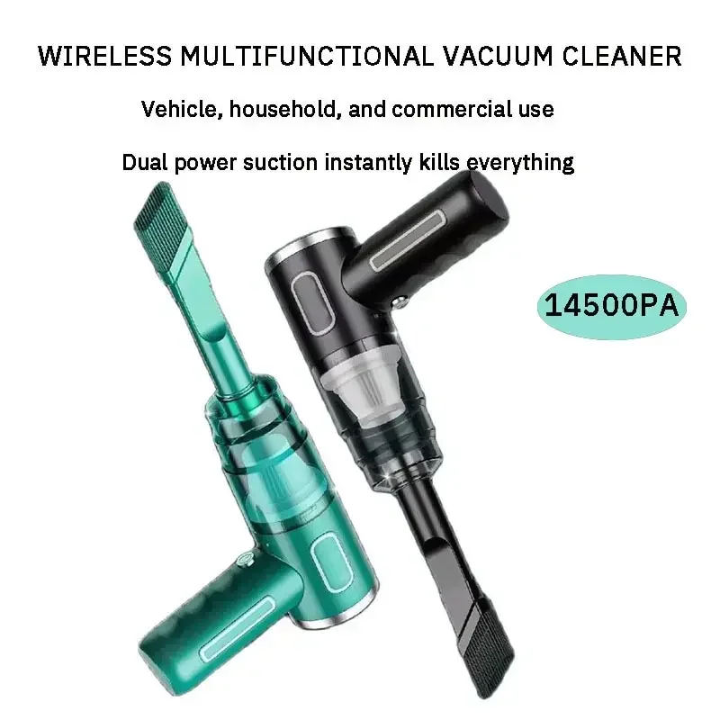 

1 PC Car Mounted Vacuum Cleaner Wireless Portable Household High Suction Wireless Dust Collector Small Mini Dust Blower