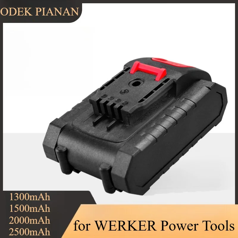 

Выдвижной аккумулятор 2500 мАч, 21 В для электроинструментов WERKER, универсальная литий-ионная замена для аккумуляторных дрелей, расширенное время работы