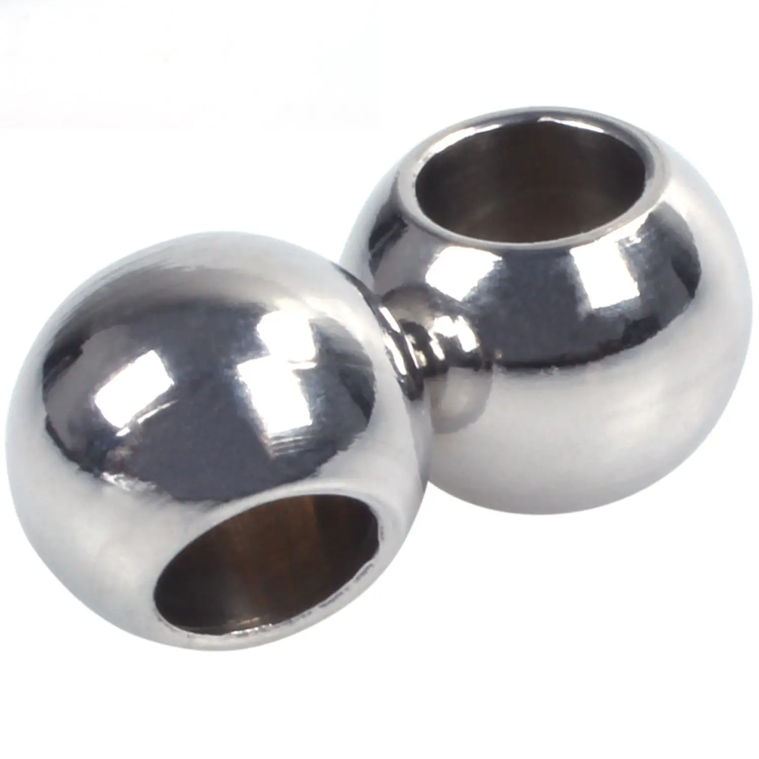 ABQR 1 пакетик/20 шт. бусины из нержавеющей стали из металлических бусин для рукоделия, размер 6 мм для изготовления ювелирных изделий, аксессуары для ювелирных изделий