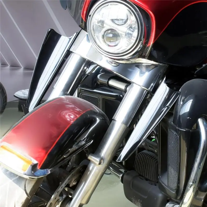 Firmly Wind Deflectors Fork Mount For Touring Road King Street Glide Electra Glide CVO FLHT FLHR Motorcycle Accessories B