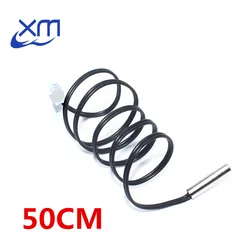 Hot 50cm NTC Thermistor Temperature Sensor Waterproof Probe Wire 10K 1% 3950  W1209 W1401 cable