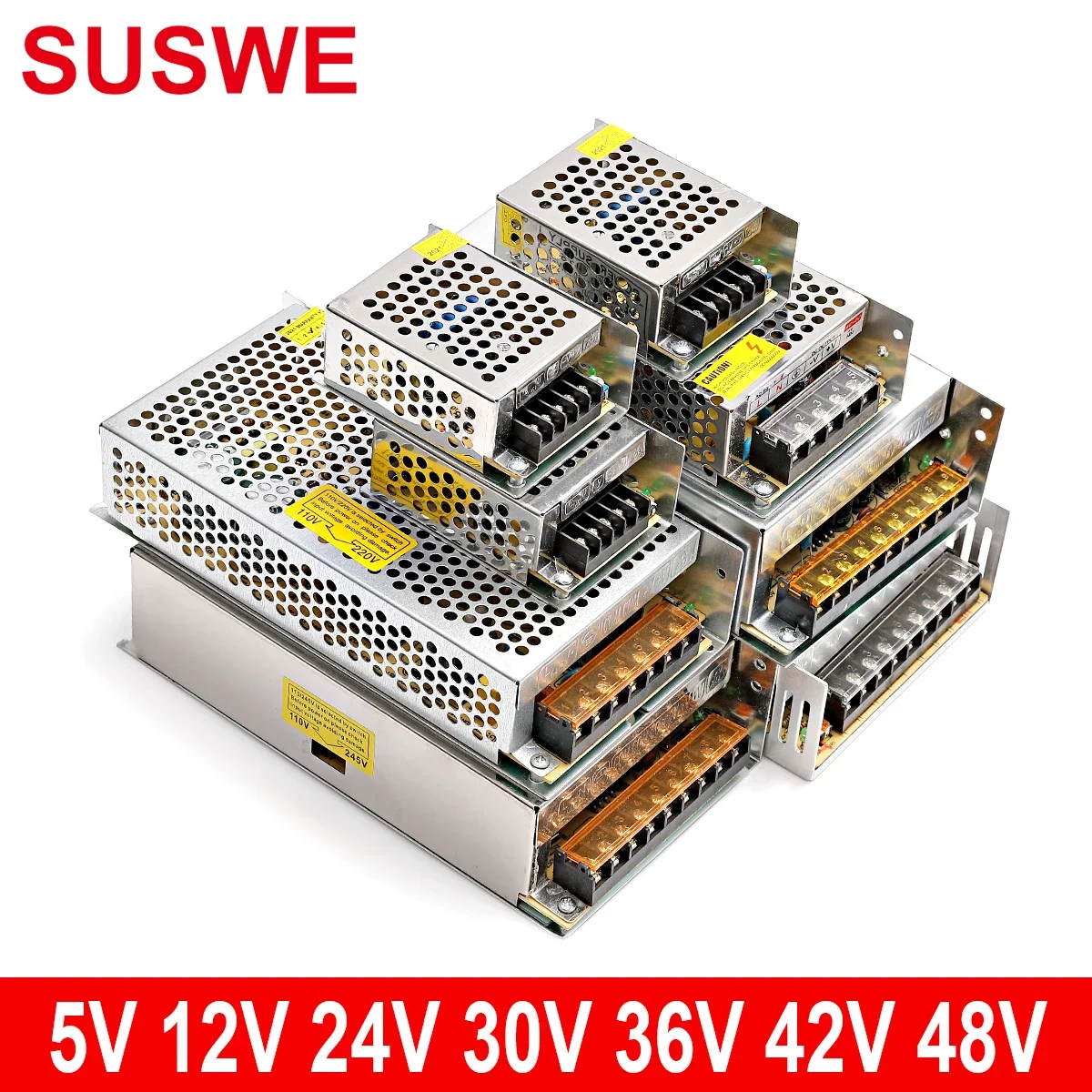 Precision transformer power module 5V 12V 24V 30V 36V 48V 5V 1A 2A 3A 5A 10A 15A 20A LED driver transformer  SUSWE