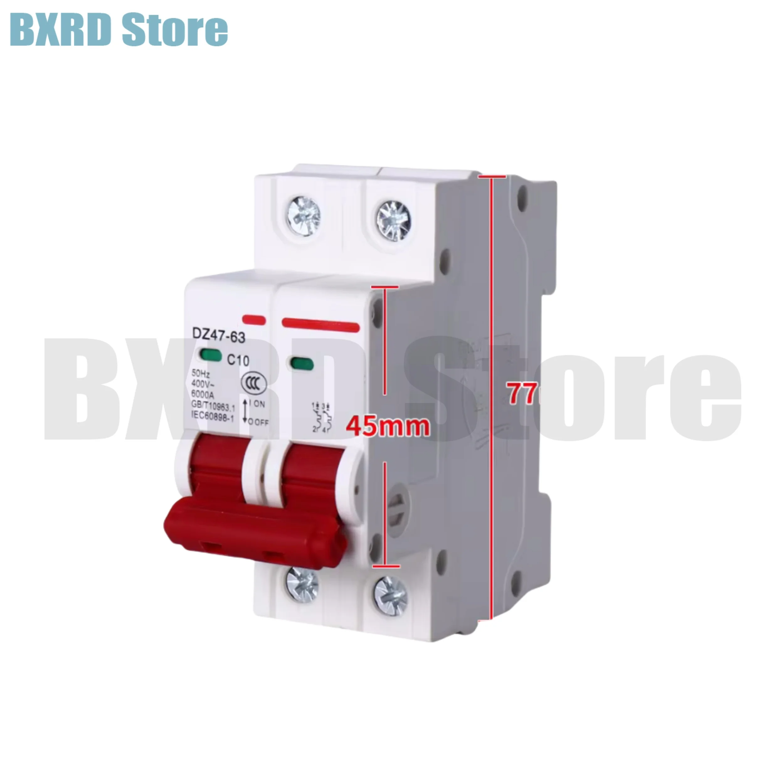 New Original DZ47-63 Miniature circuit breaker 2P 1A 2A 3A 6A 10A 16A 20A 25A 32A 40A 50A 63A