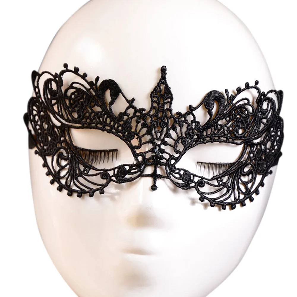 White Queen Lace Mask Embroidery Appliques Party Carnival Mask Woman Accessories Wedding Mask Halloween Masquerade Mask image 5