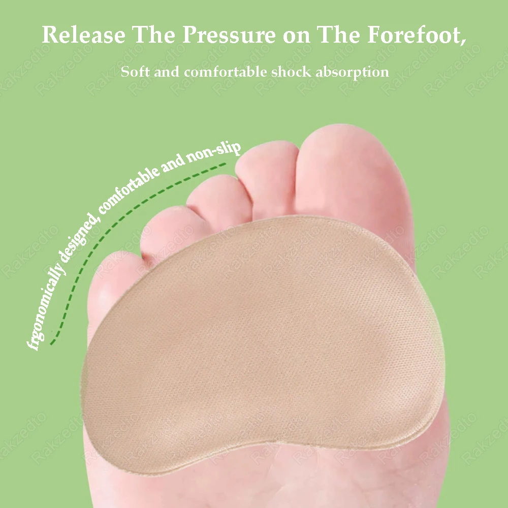 8 قطع من وسادات مقدمة القدم للنساء، صنادل بكعب عالٍ، نعل داخلي لتخفيف الألم، وسادات أحذية غير قابلة للانزلاق للأحذية الكبيرة جدًا، وسادات حشو لتقليل الحجم، وسادات أصابع القدم #5