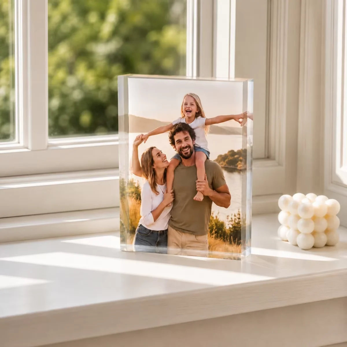 Photo Acrylic Block - Custom Thick Acrylic Photo Block –