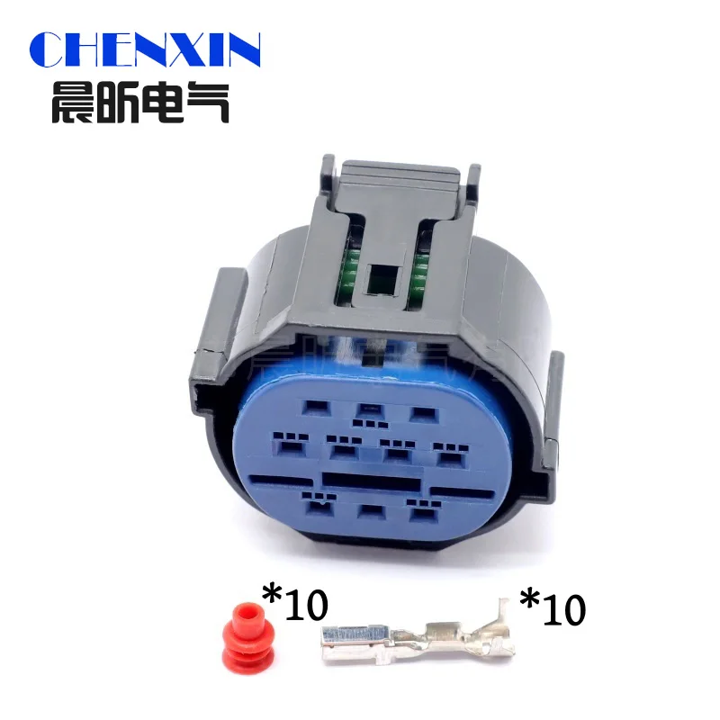 

Водонепроницаемый электрический разъем для автомобильных фар Elantra K3, 10-контактный, штекер-гнездо, HP406-10021, кабель-разъем для проводки