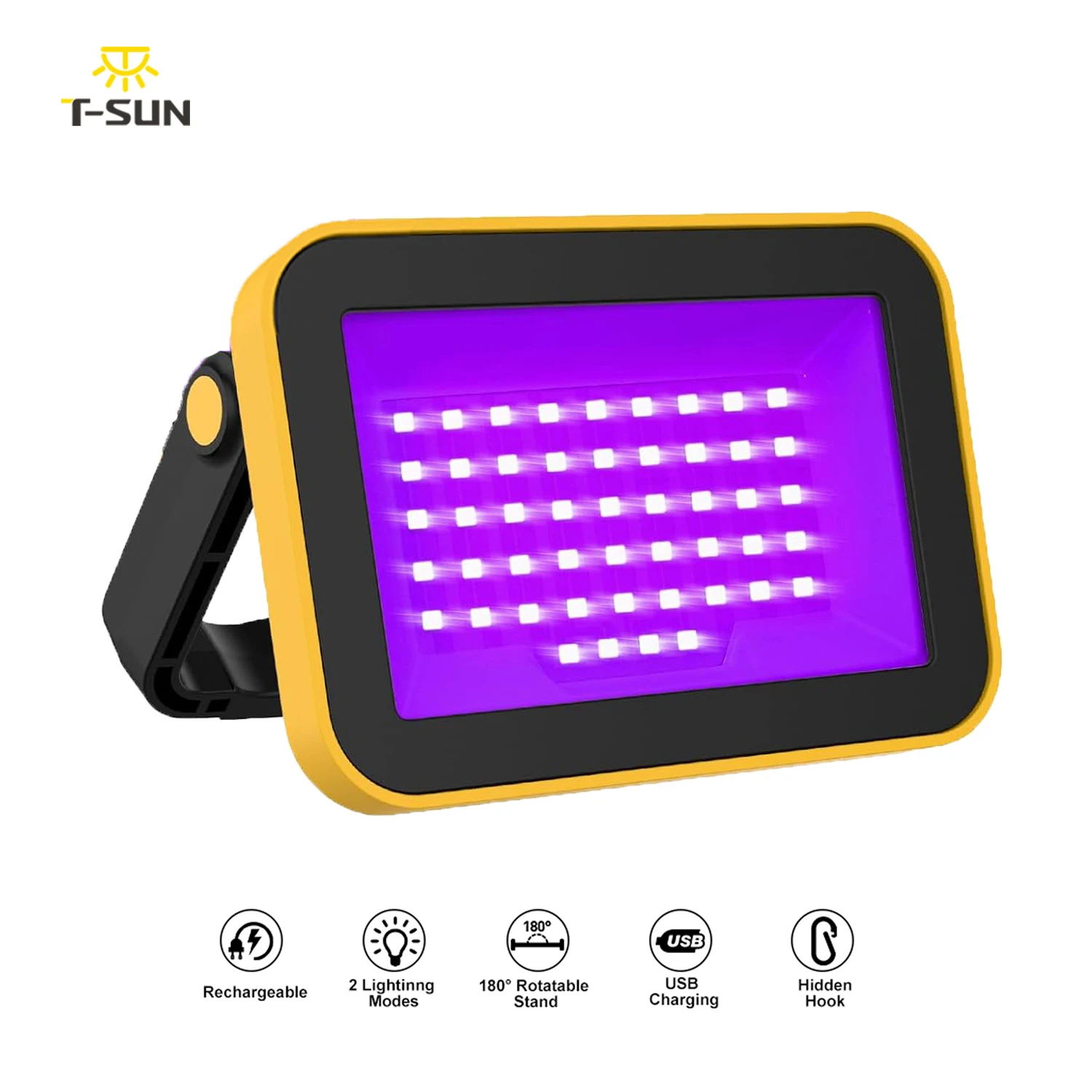 

UV LED Flood Light For Glow Party Disco Halloween Decoration Effect Light 49leds Fluorescent Ultraviolet Stage Lamp Blacklight