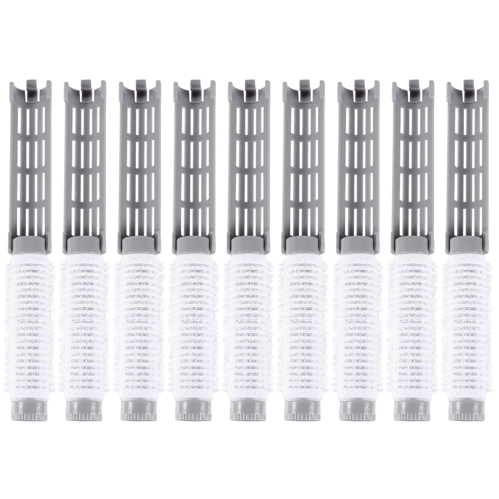 20Pcs Wave Hair Rollers Plastic Curling Rollers Lightweight Portable Hair Styling Tools Fine Craftsmanship Non-Slip Grip Natural