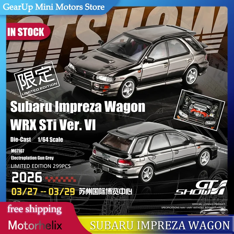 nuovo-in-stock-motorhelix-mh-1-64-subaru-impreza-wagon-wrx-sti-ver-modellino-in-miniatura-in-lega-vi-con-elettroplaccatura-grigio-canna-di-fucile