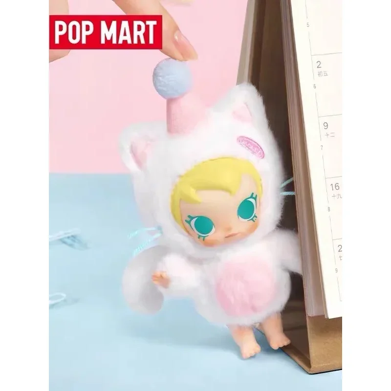 

POP MART Baby Molly Pocket Friends Series — Виниловая плюшевая подвеска, оригинальная слепая коробка, игрушка-сюрприз, аниме-фигурка