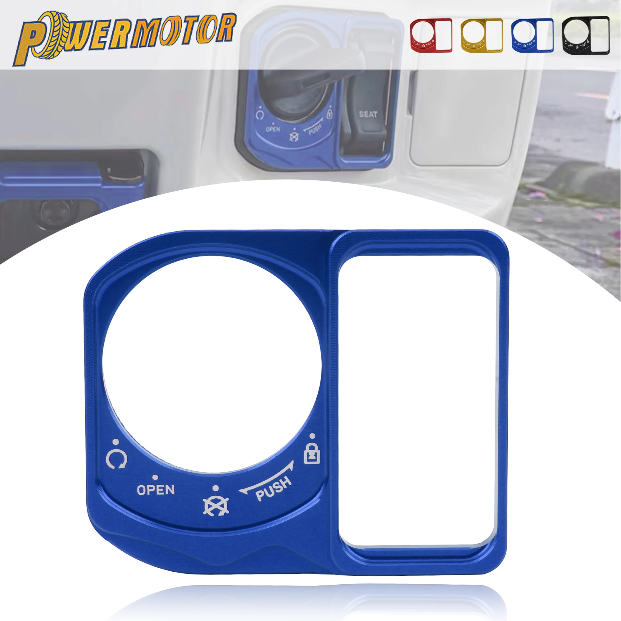 

Motorcycle Ignition Switch Cover Electric Lock Button Cover For Honda PCX 160 150 125 ADV150 PCX160 PCX150 PCX125 Modified Parts