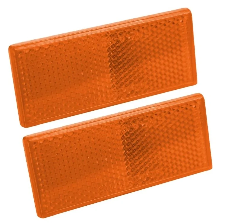 Rectangular Stick-On Reflective Safety Sticker for International Trailer & Towing Accessories