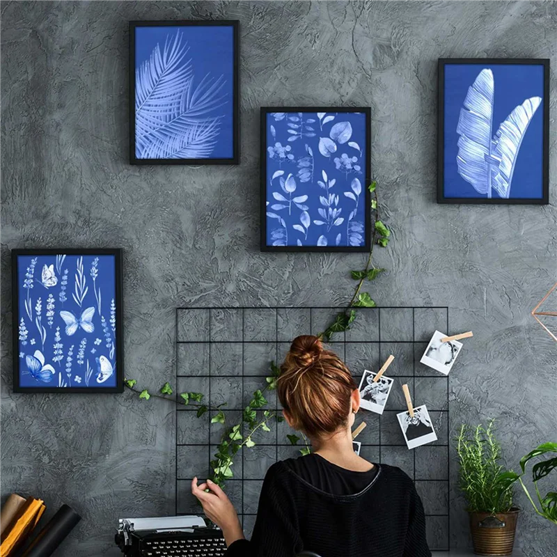 

ABUL-240 листов, набор бумаги для печати солнца, цианотипная бумага, солнечная бумага для рисования, высокочувствительная природа, солнце/солнечная активация печати, искусство