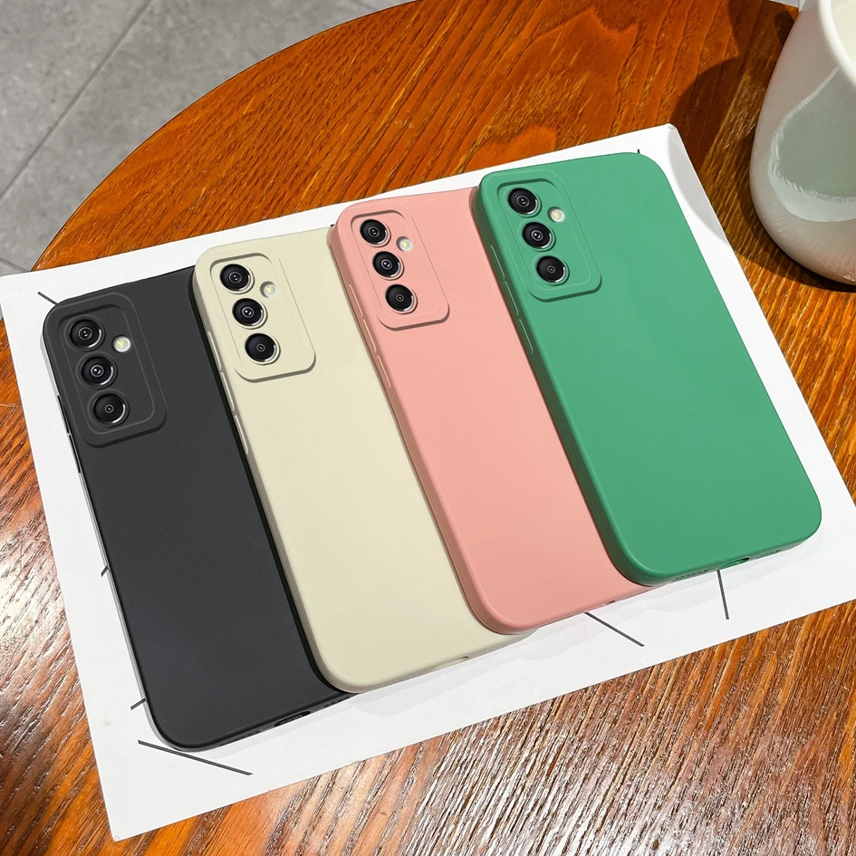 For Samsung Galaxy M34 M54 5G Phone Case Cover Liquid Soft Silicone Super Shockproof Matte Couple Cases For Samsung M 34 Fundas