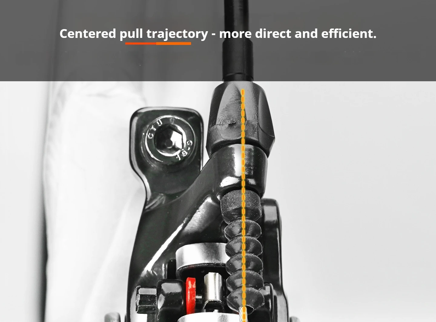 ZAAKR Mechanischer Bremssattel Modell C230-C235 Vergrößerter Kolben, leichtes Design für Fahrräder mit Flat-Mount- und Post-Mount-Befestigung – Detail 17