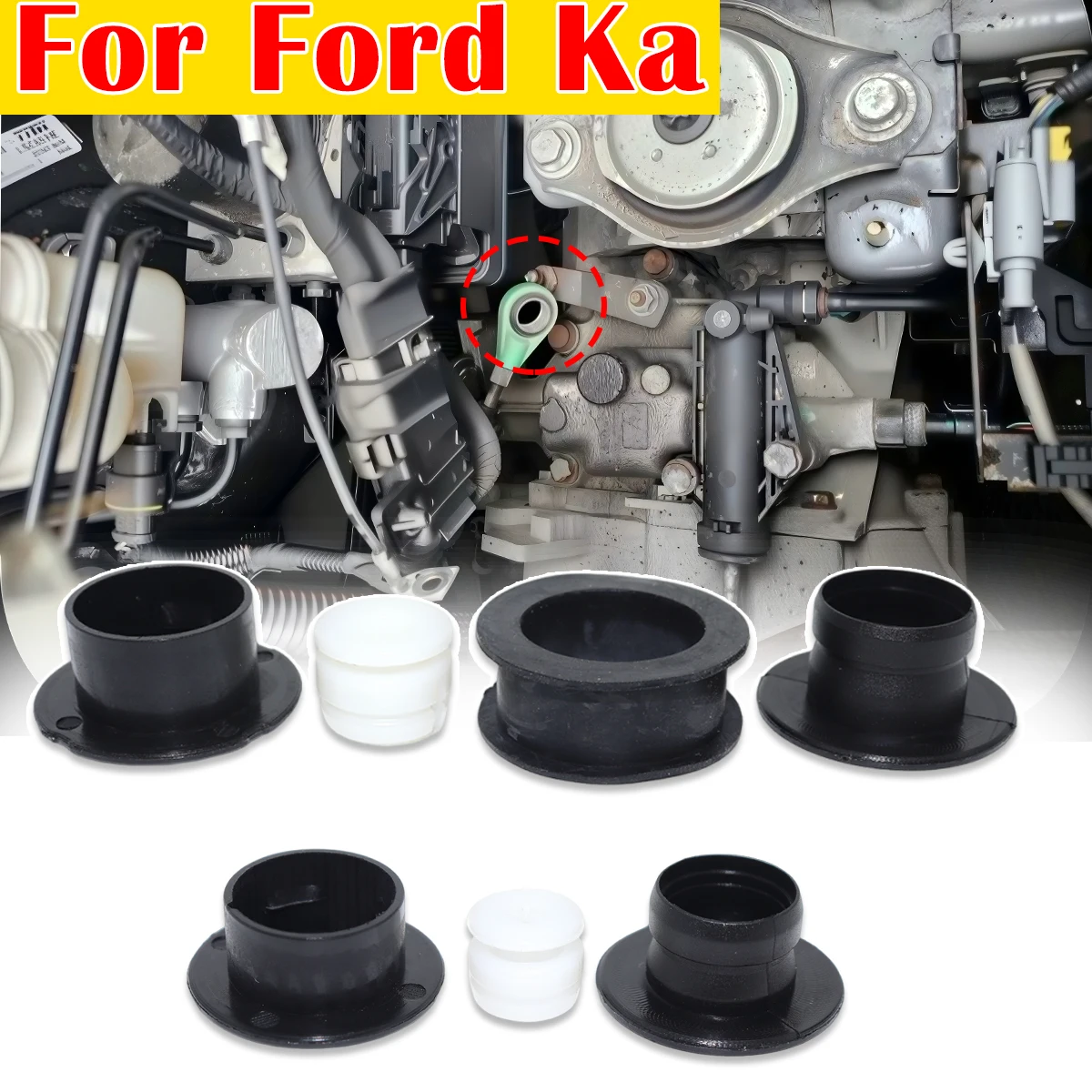

Manual Gear Shifter Lever Selector End Rod Connect Control Bushing Cable Linkage Fix Repair Accessories For Ford Ka 1996-2023