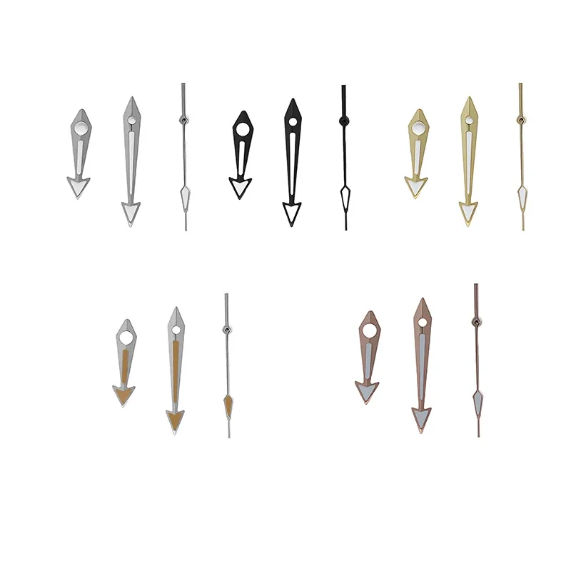 고품질 NH35 NH36 NH38 NH39 NH70 NH72 7S26 7S36 4R35 4R36 시계 바늘 실버 골드 로즈 골드 블랙 야광 시계 바늘