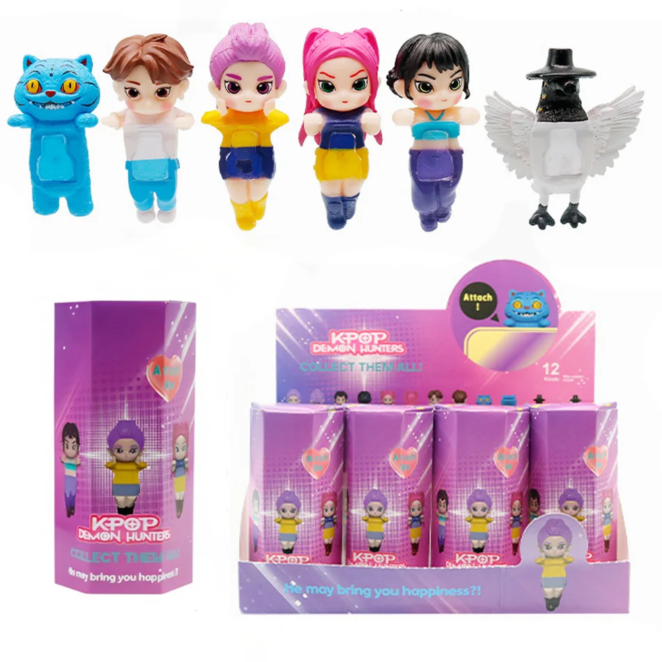 

K-pop Demon Hunters слепая коробка аниме фигурка Дьявол Сая детская вечеринка косплей игры мультфильм охотаник коллекционный декоративный рождественский подарок