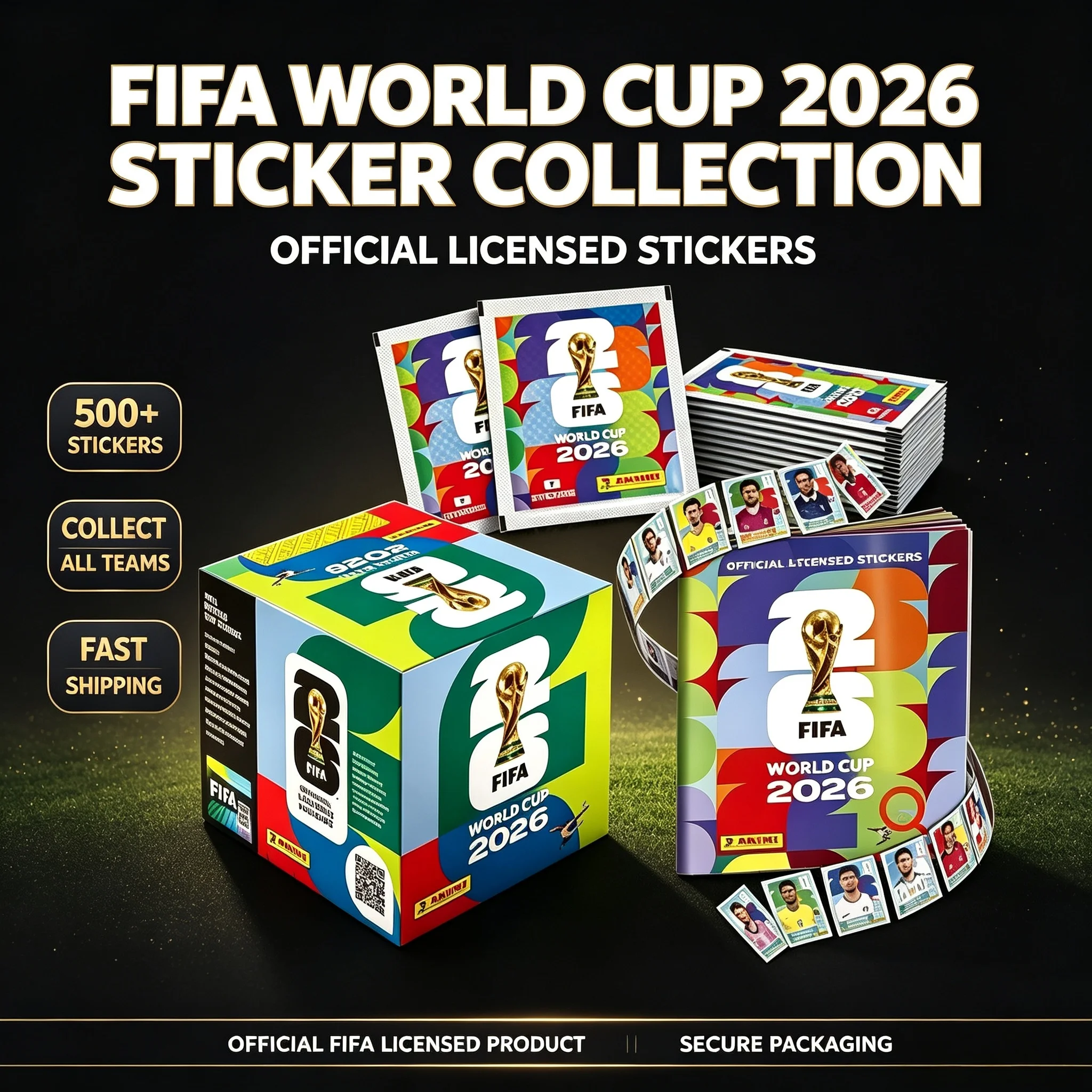 Blister Plaster Sport - Heißer FIFA World Cup 2026 Panini