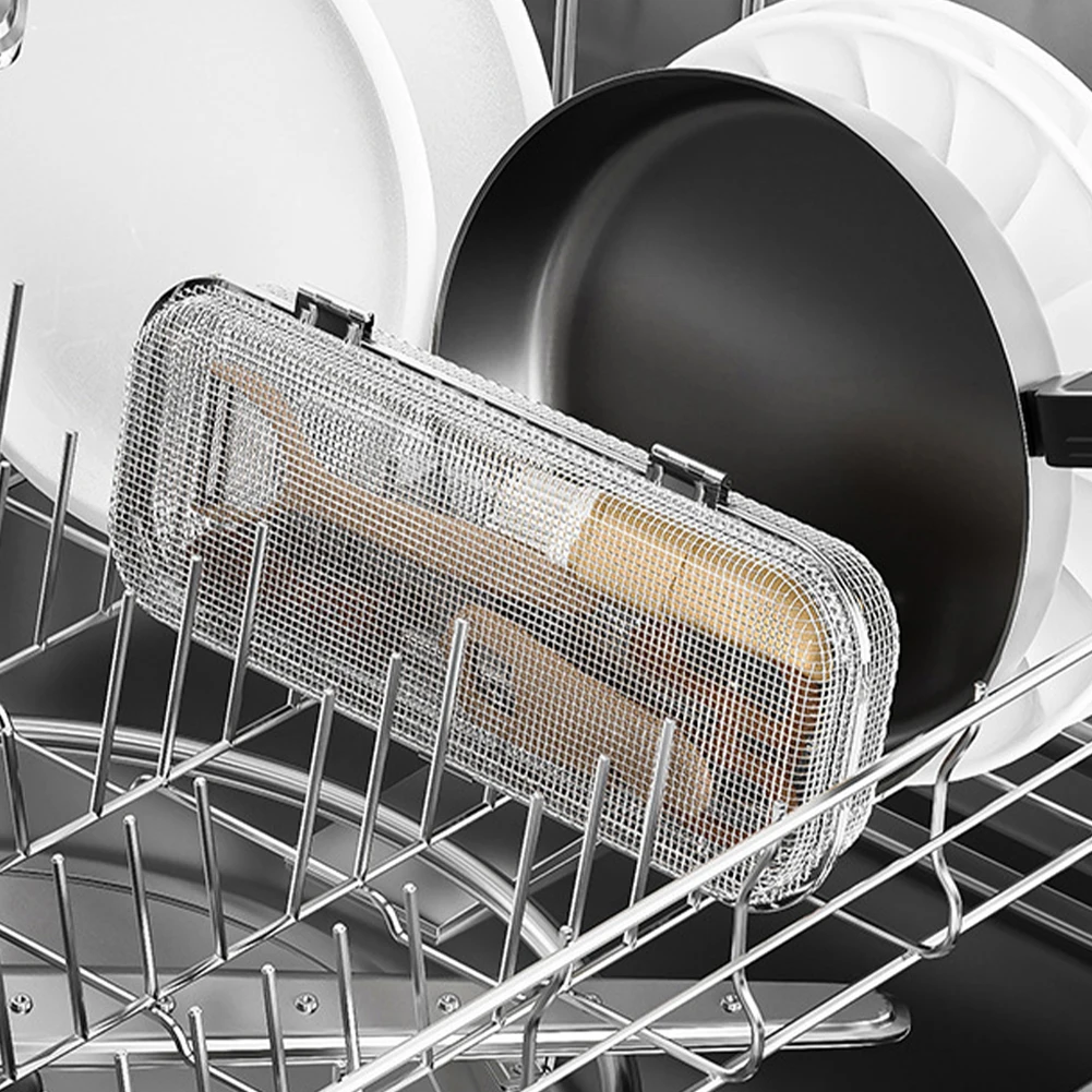 الفولاذ المقاوم للصدأ غسالة صحون سلة غسالة صحون سلة التخزين عود حامل 27.5*11.2*7 سنتيمتر ؛ 27.5*11.5*4.5 سنتيمتر اكسسوارات المطبخ #2
