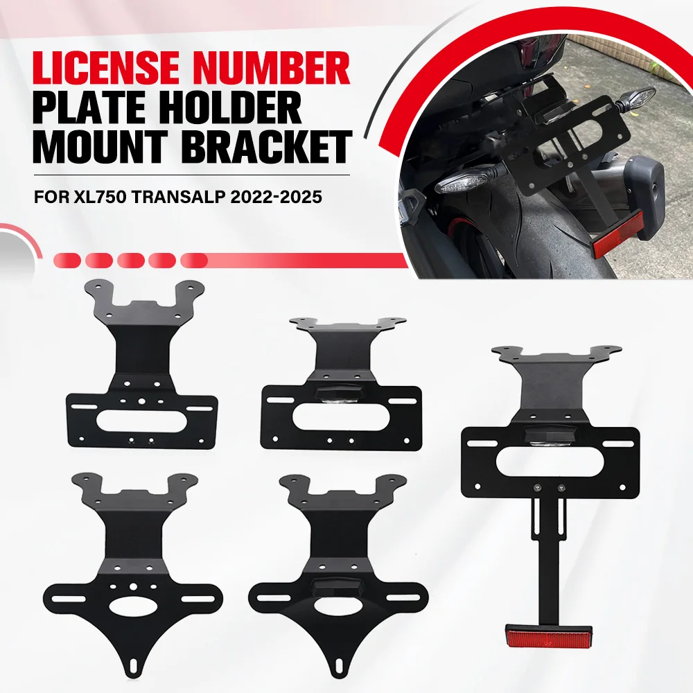 

For Honda XL750 Transalp XL 750 TRANSALP 2022 2023 2024 2025 Motorcycle License Plate Holder Rear Tail Tidy Fender Eliminator