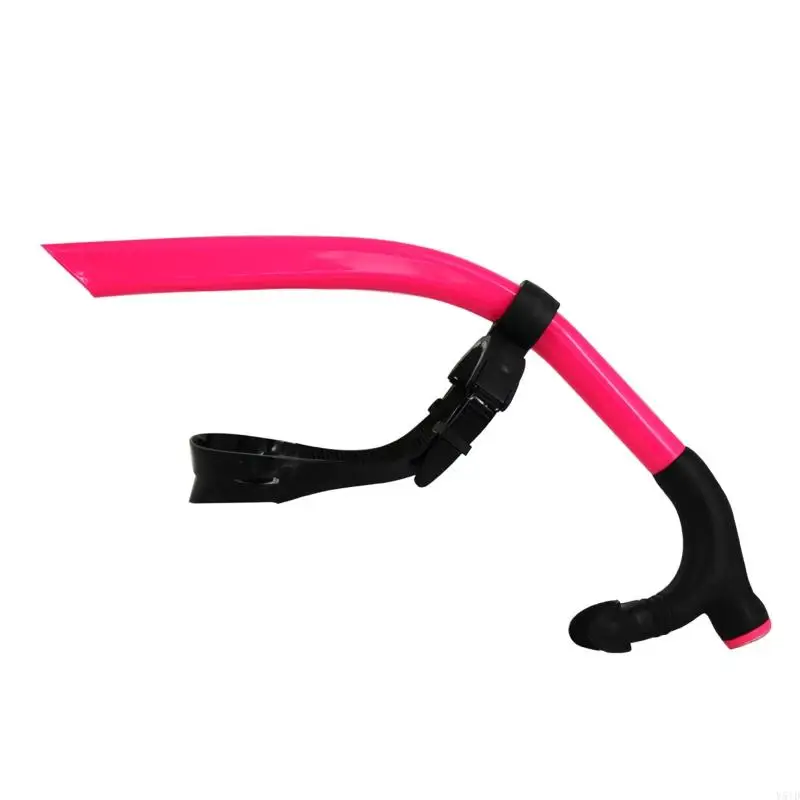 Y51D Swim Snorkel with Silicone Mouthpiece & One-Way Purg for Valve for Swim Gear