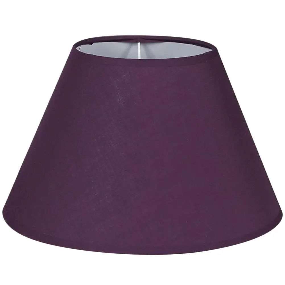 

Fabric Lampshade for Table Desk Wall Lamps Small Light Shades Purple Black Color Lighting Accessories