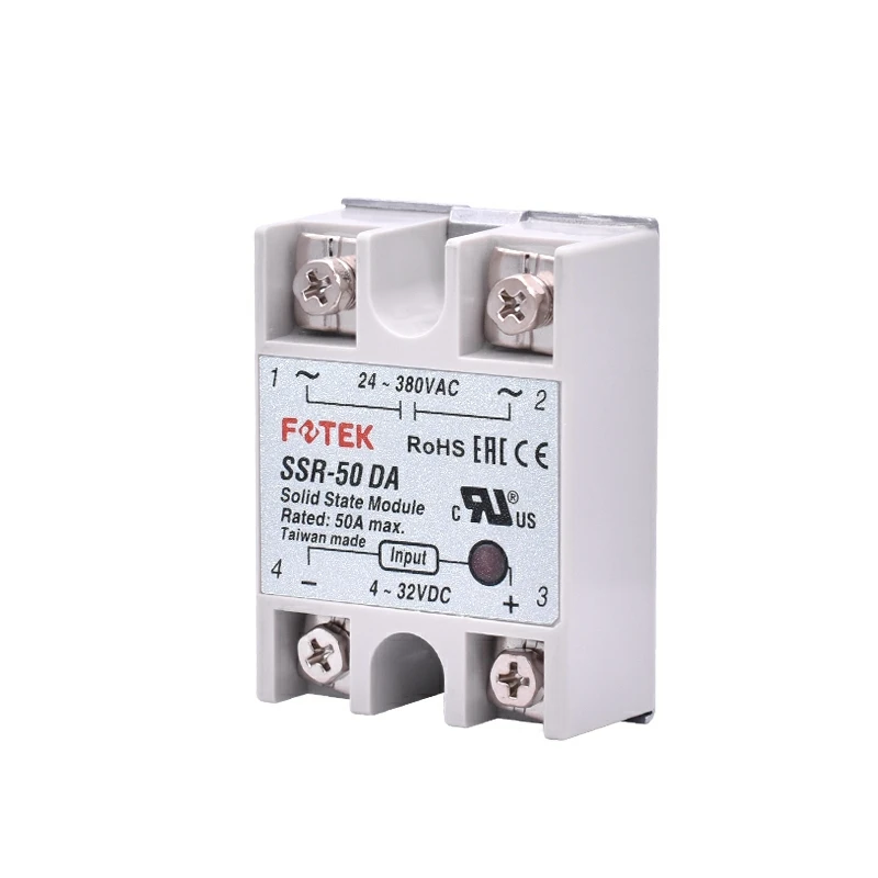 1 piece SSR-DA/AA/VA/DD10/25/40/50/75 SSR-10DA-H SSR-25DA-H SSR-05DD SSR-10DD SSR-25DD Single-phase solid state relay module