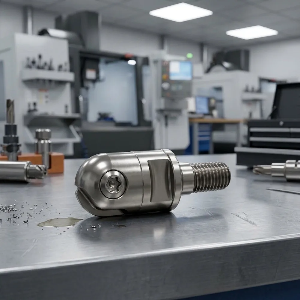 Leaf Design RCF20 Ball End Mill Holder for CNC Machines Built for Consistent Finish on Curved and Contoured Parts