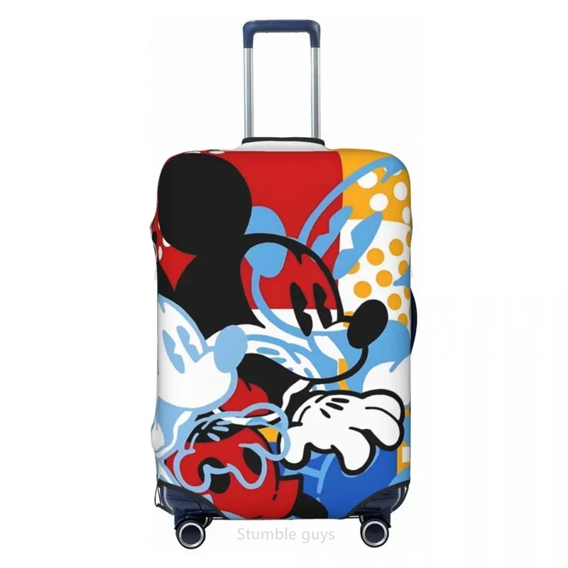 

Durable Washable Suitcase Cover M-Mickeys Pattern High Elasticity Fits 18-32 Inch Luggage Dustproof For Air & Road Travel