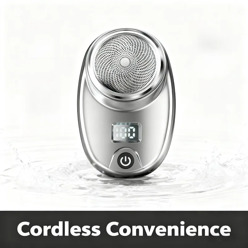 ماكينة حلاقة كهربائية محمولة للسفر وقابلة للغسل للرجال