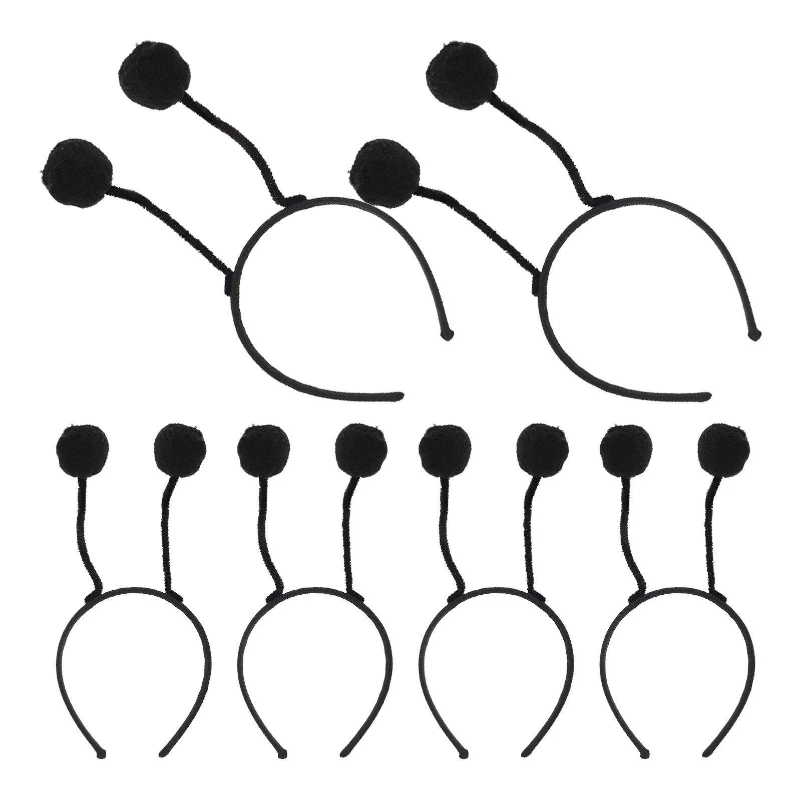 

6Pcs Hair Ball Hairband Exquisite Girl Headwear for Party Daily Use Fashionable Headband Gift for Her Head Bands