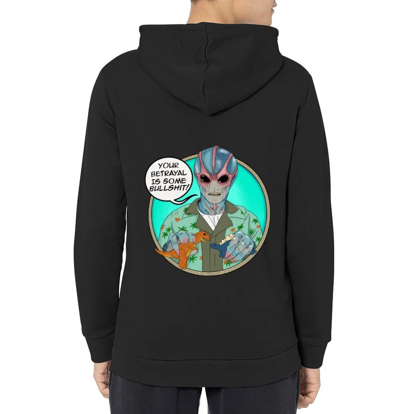 

Resident Betrayal Graphic Resident Alien Gift Fan Hoodie hooded shirt men's winter sweater blouse korean clothes big size hoodie