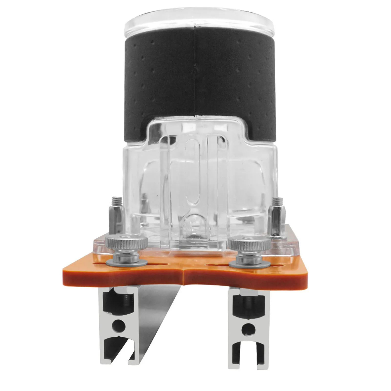 Wood Router Base Compact Wide Application Accurate Slotting Aluminum Alloy Router Slotting Bracket for Finishing