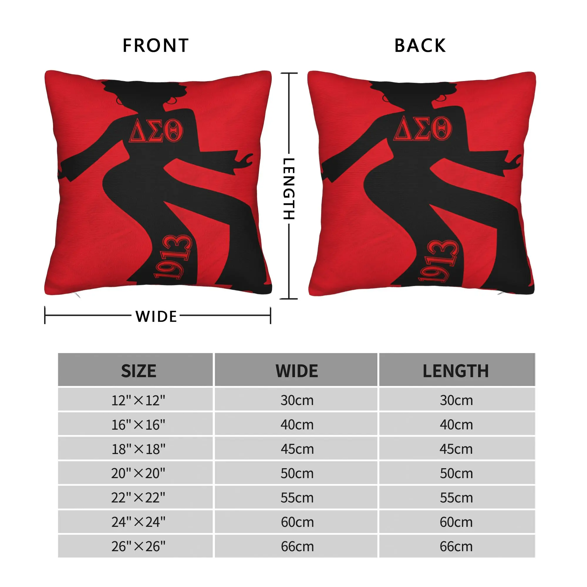 Pillow Cover D-Delta Sigma Theta  Vintage Pillow Case For Sofa Home Decor Pillowcases
