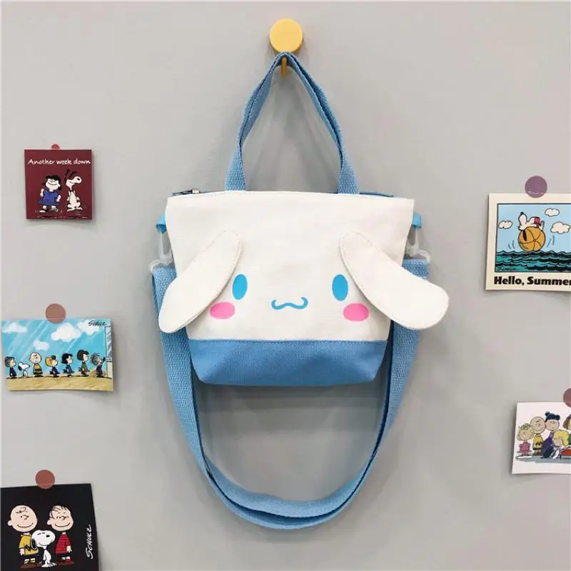 

2024 Sanrio Shoulder Bag Kawaii Mymelody Kuromi Cinnamoroll Japanese New Girls' Cartoon Handbag Children's Crossbody Bag Gift