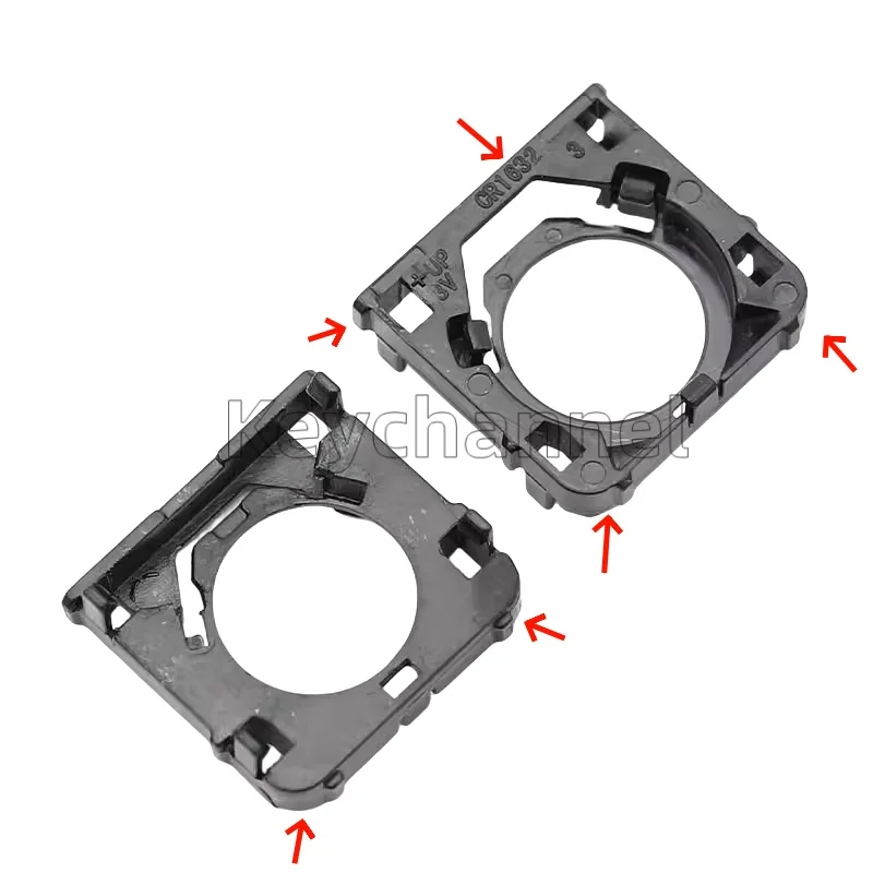 2PCS Car Smart Key Circuit Board 1632 Battery Holder Suitable for Toyota Subaru Lexus 6920 5290 Battery Slot Battery Fixture