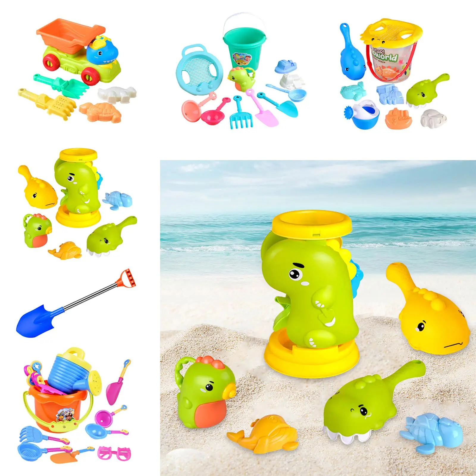 Castelo de areia infantil, ferramentas para brincar na água, brinquedo multifuncional, brinquedos de praia de verão para viagens, beira-mar, praia verão ao ar livre