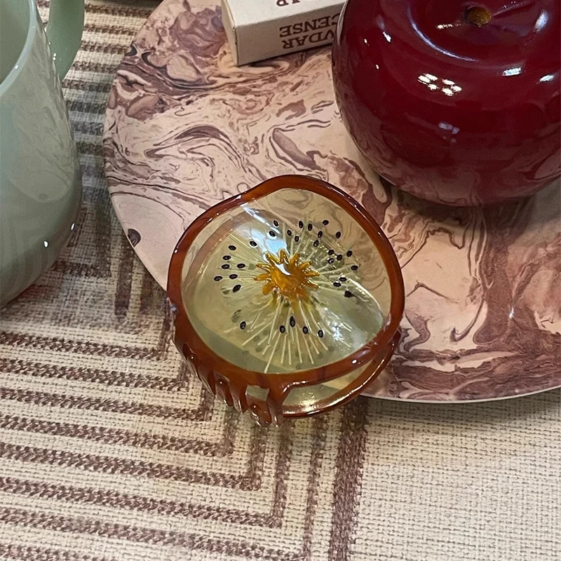 1 قطعة انتزاع الفاكهة الممتعة الجديدة ، مشبك شعر الكيوي ، شعر القرص الخلفي للرأس ، مشبك القرش ، أغطية الرأس النسائية ، إكسسوارات الشعر #6